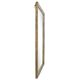 Large wall mirror with patinated solid wood frame