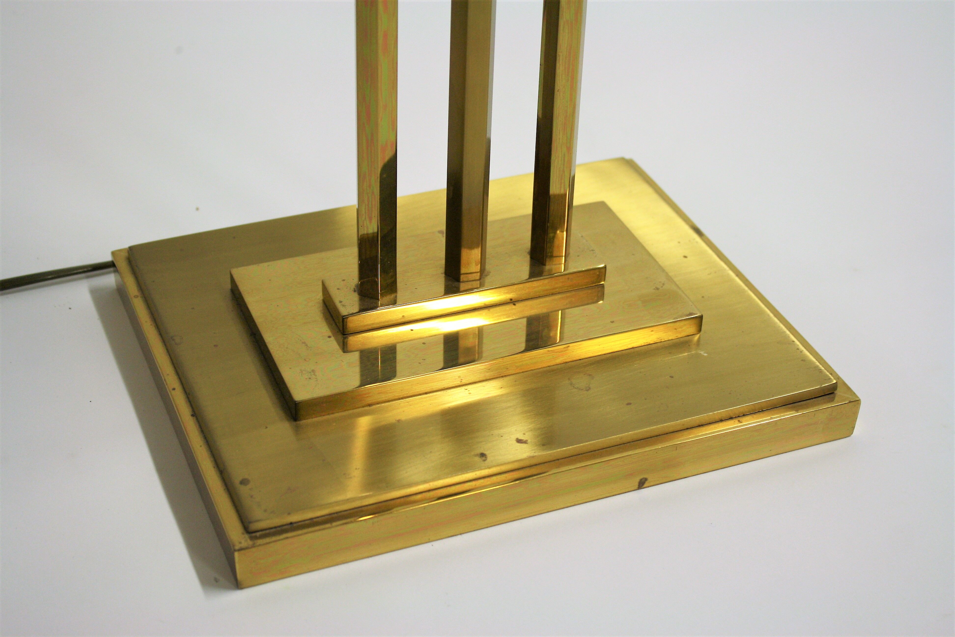 Brass floor lamp from Deknudt 1970
