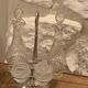 Full bottle bottles salt, pepper, mustard, oil and vinegar art deco