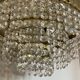 Ceiling lamp crown brass with vintage tassels