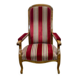 Late 19th century Voltaire armchair in beech