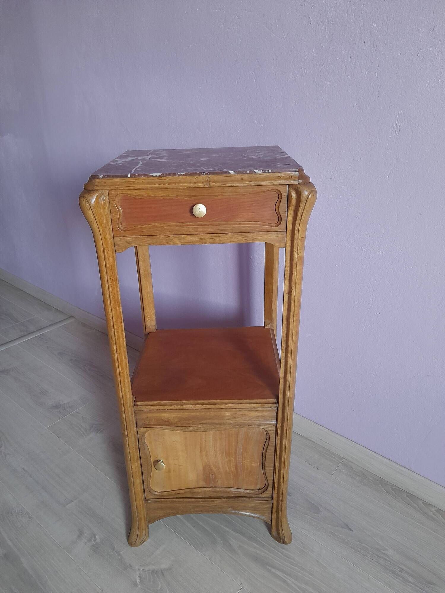 Art Nouveau bedside table