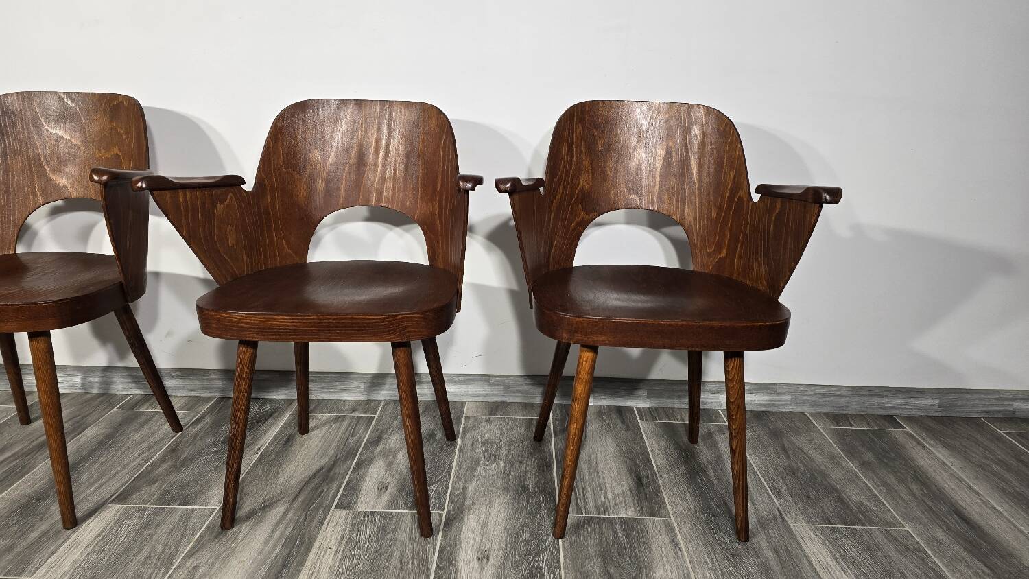 Dining Chairs by Oswald Haerdtl for Ton, Set of 4