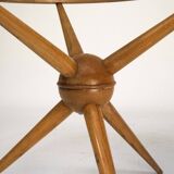 Mid-century round coffee table by Cesare Lacca, Italy, 1950s.