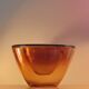 Amber glass cup from the early 2000s