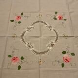 Tea tablecloth, handmade, france