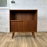 Buffet, bibliothèque scandinave en teck, années 60