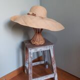 Wicker rattan marotte hat head