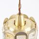 Mid-Century Scandinavian Glass Ceiling Light from Vitrika, Denmark, 1960s