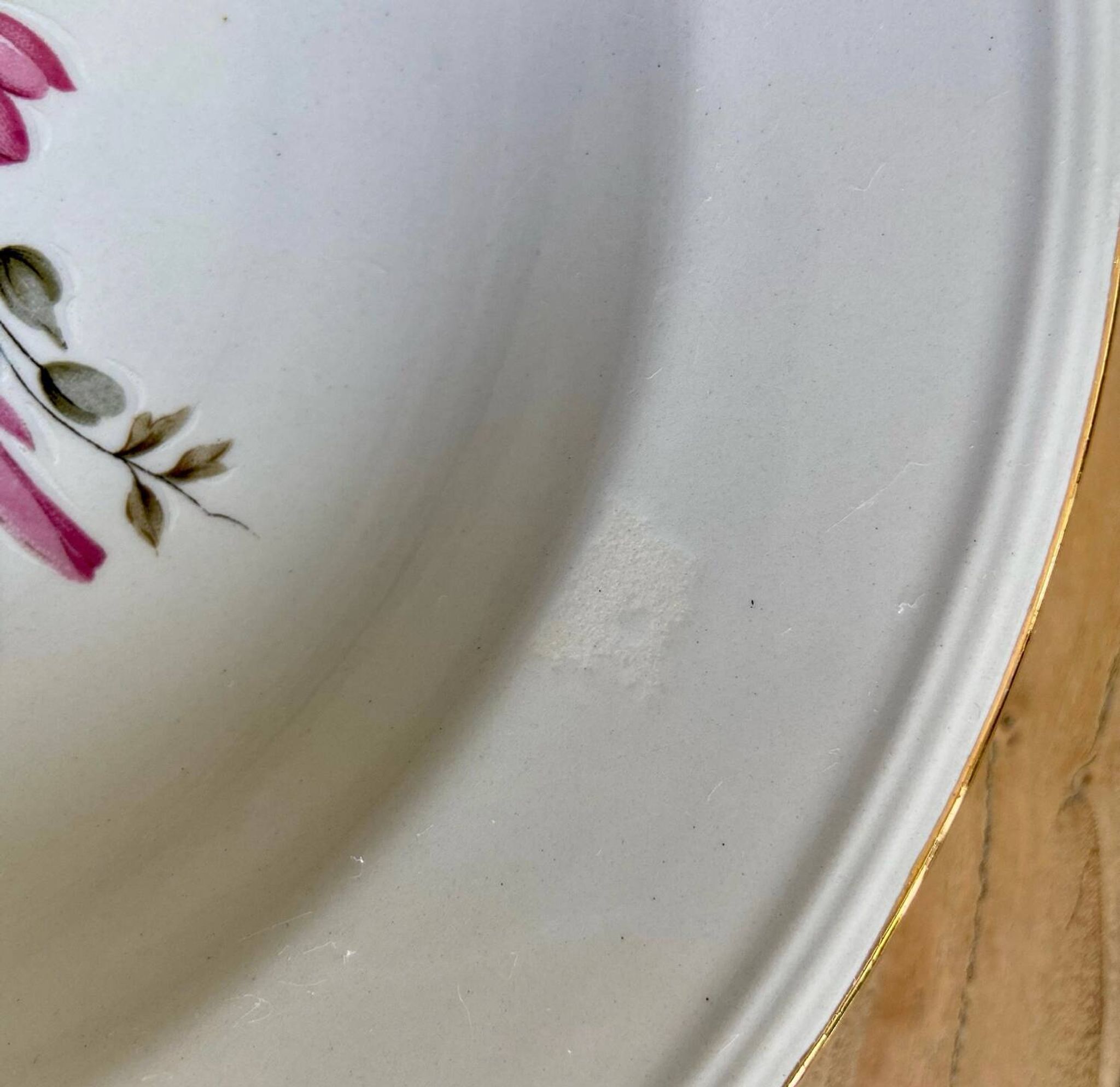 4 assiettes creuses Boch La Louvière Belgium
