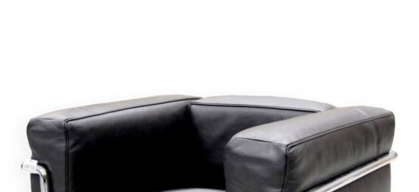 Lecorbusier LC2 leather armchair