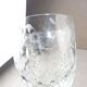 Former cut, engraved crystal water glass, Rogaska Gallia, Slovenia