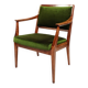 Fauteuil vintage vert moher style éclectique