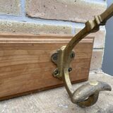 Wall coat rack vintage administrative hooks workshop