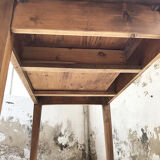 Pine and oak farm table