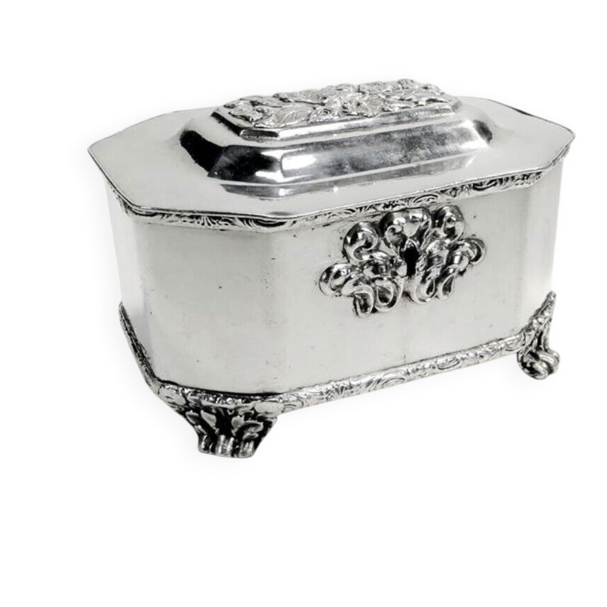 Plat à bonbons du 19ème siècle de Fraget, Varsovie, Pologne, 1850