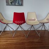 Set of 4 Caligaris jam model chairs