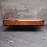 Elm magnifying glass coffee table