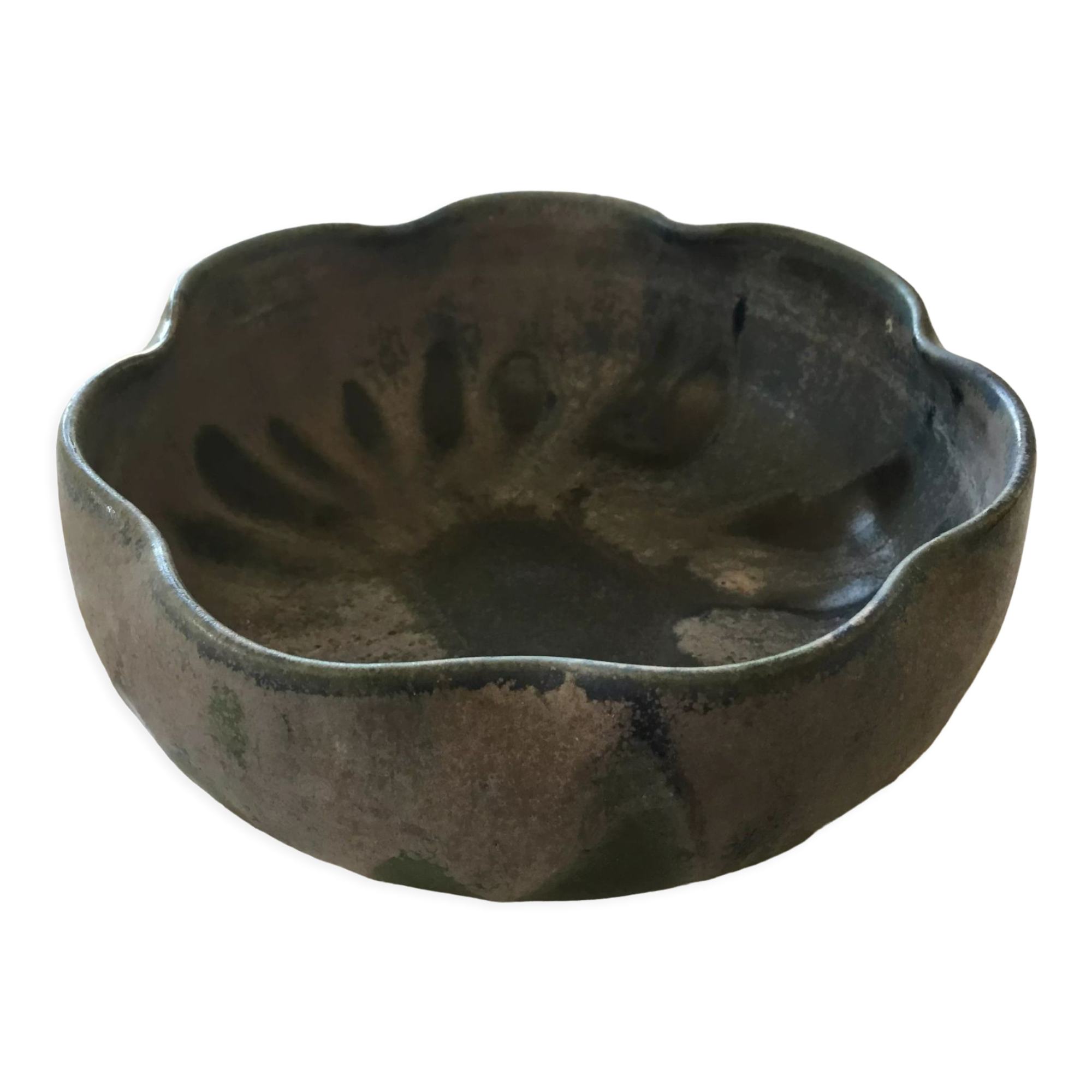 Vide-poche-coupelle grès signed