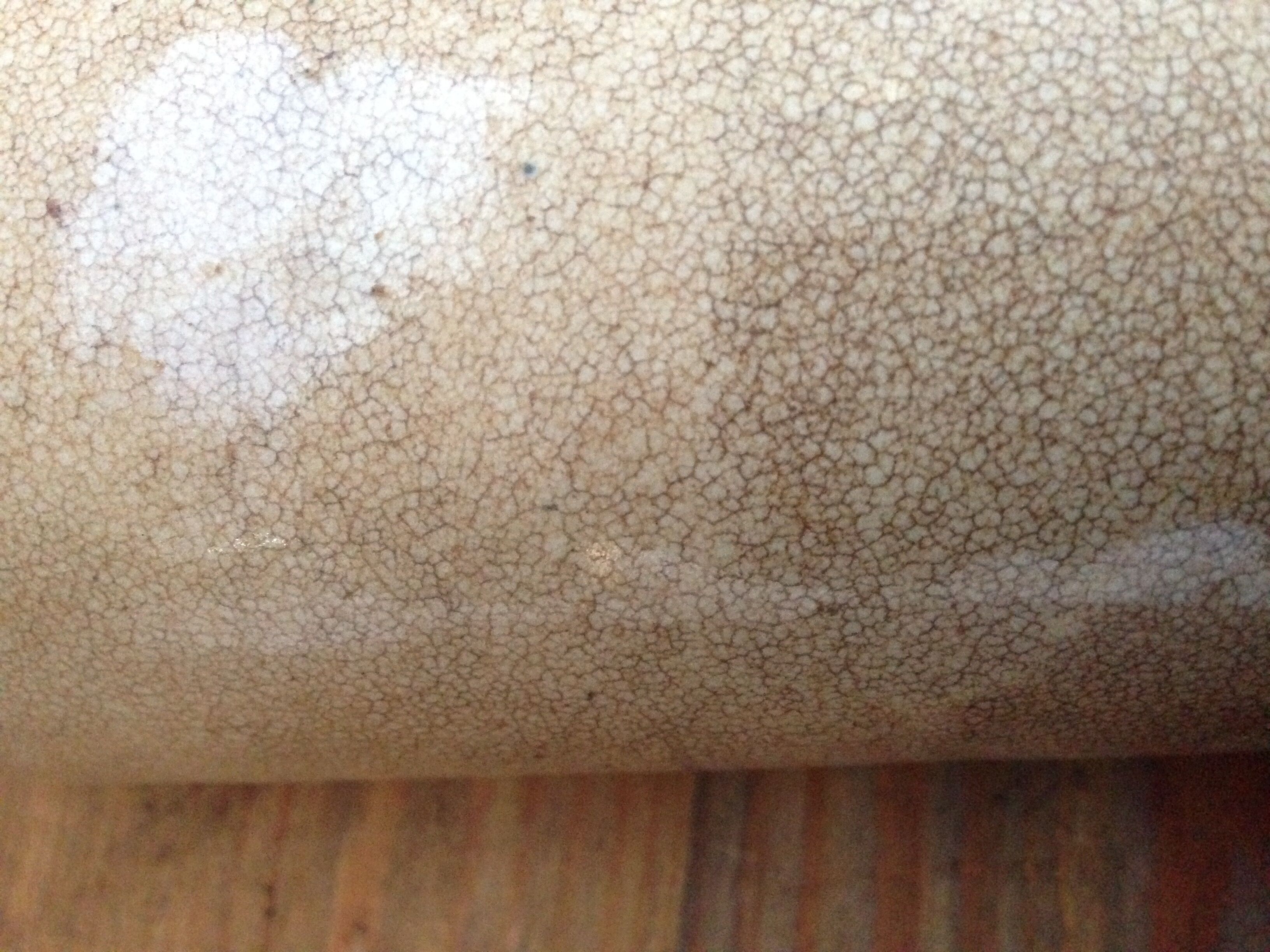 Enamelled stoneware bottle