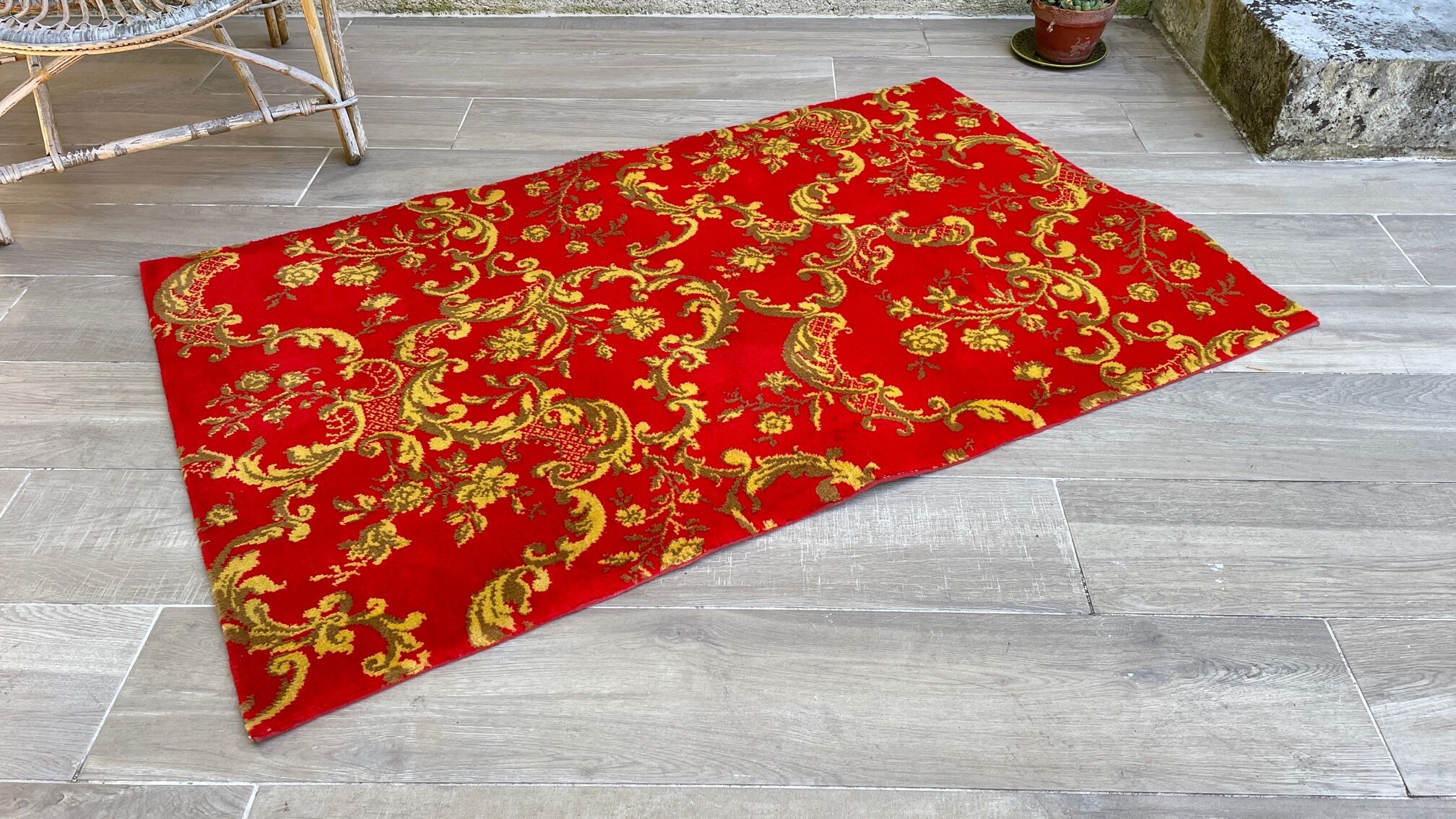 Carpet vintage way tapestry 100% wool – 142×89 cm