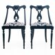 Antique chairs, Northern Europe, around 1890, after restoration