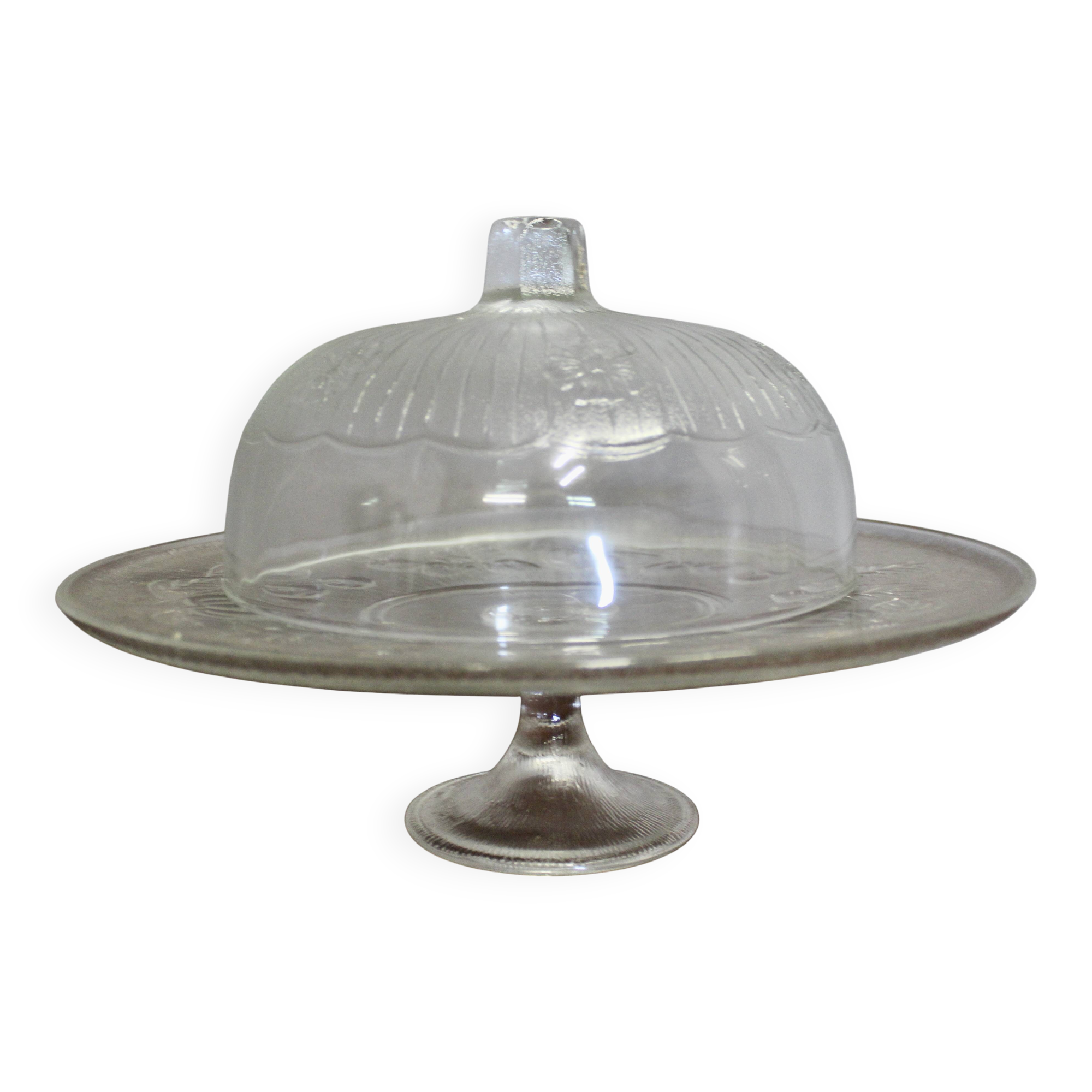 Vintage cake stand with dome