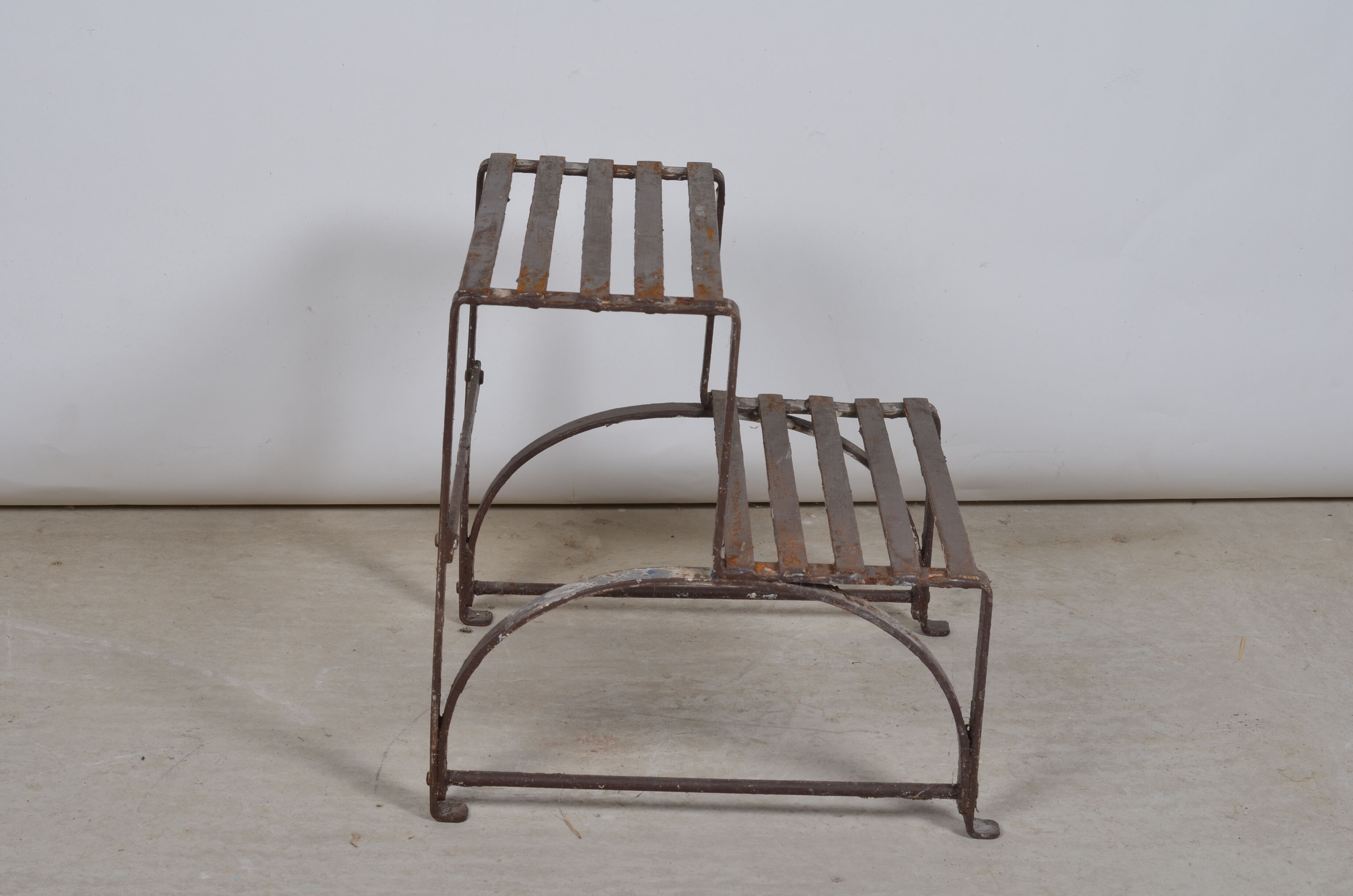 Stepladder 2 steps in metal