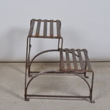 Stepladder 2 steps in metal