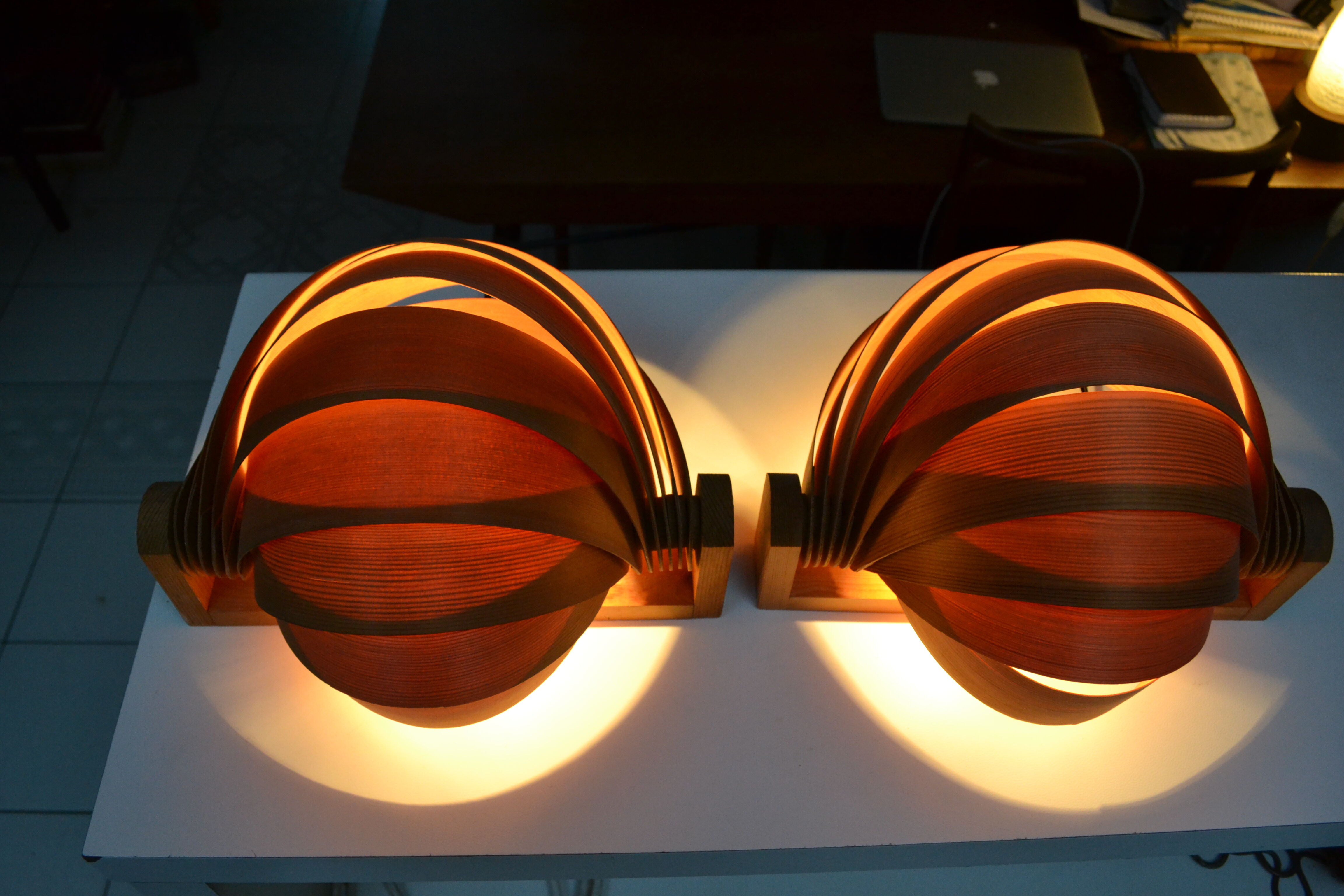 Pair of Scandinavian sconces Hans Agne Jakobsson 60s