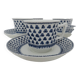 Service for 6 cups and saucers Adams England / Vintage English tableware