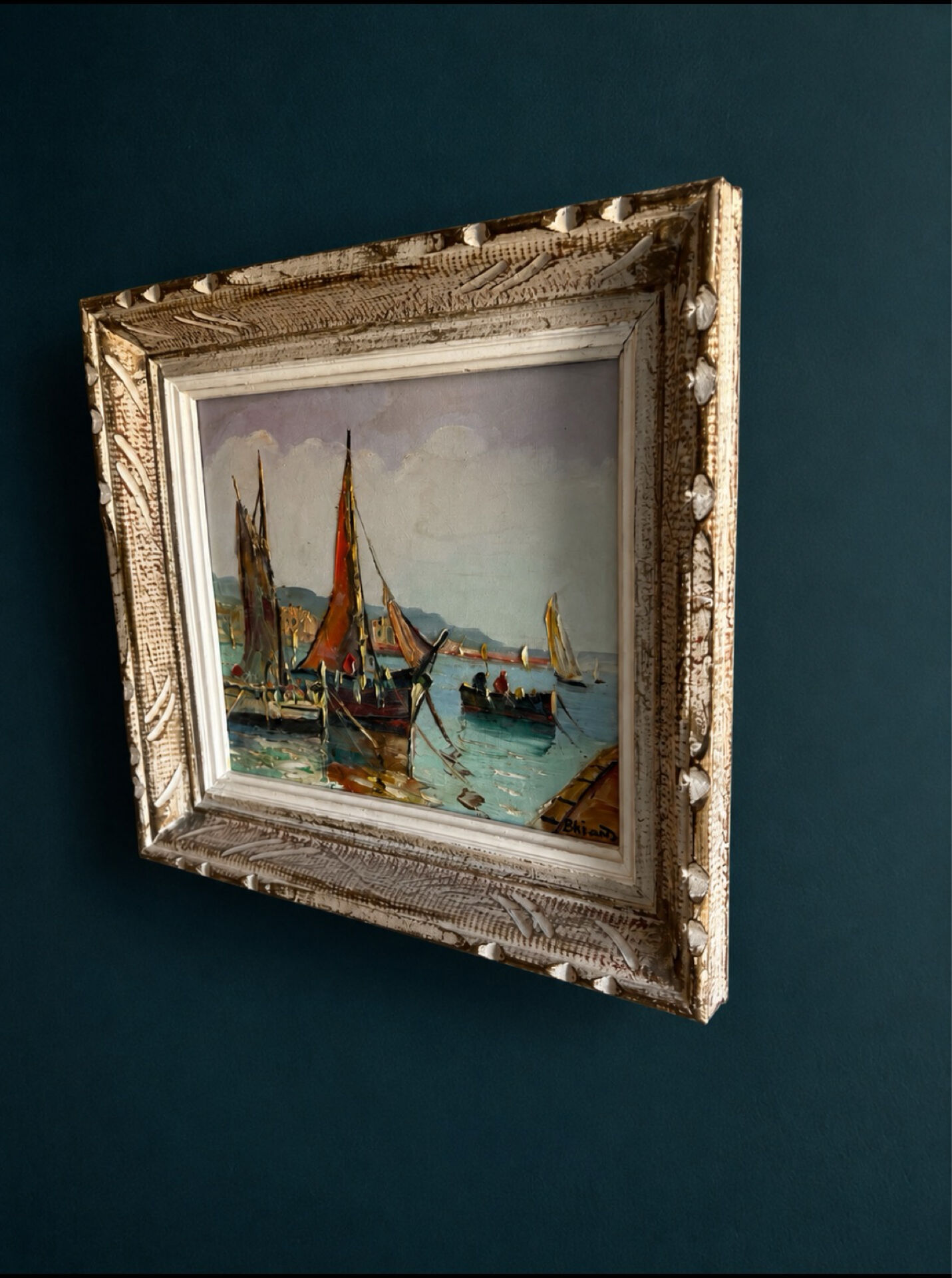 Tableau Marine Mediterranean – Régis BÉRARD (Louis BISSINGER) – Oil 1