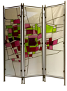 Paravent en vitrail (Stained glass folding screen)