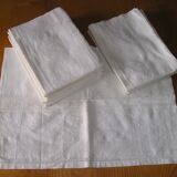 Set of 12 embroidered napkins
