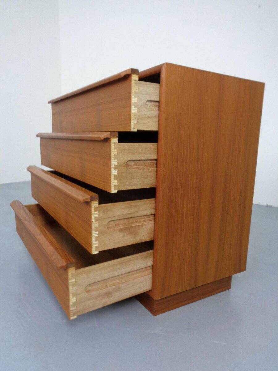 Danish Teak Chest of Drawers from Gasvig Møbler, 1960s