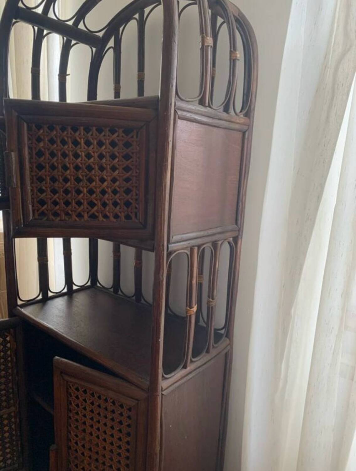 Bamboo shelf