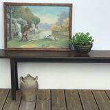 Ancient Table Hunting Scene