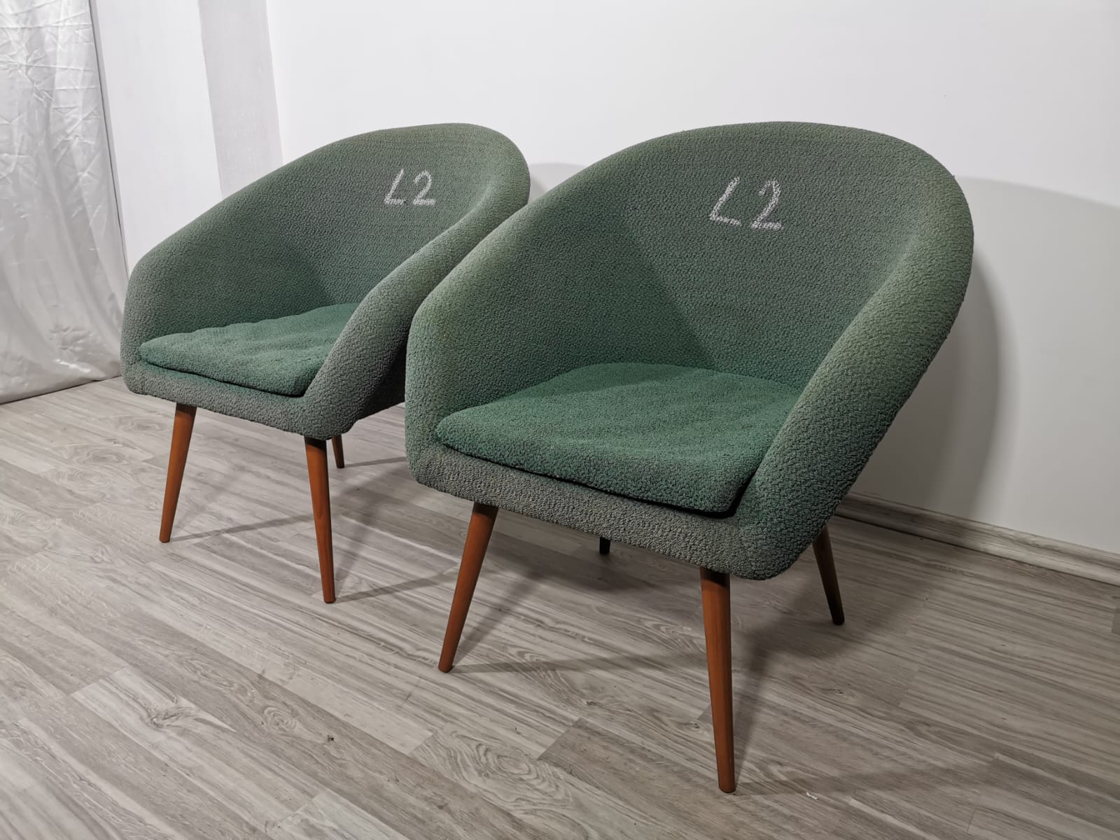 Armchairs from brussels expo, 1960s, set of 2