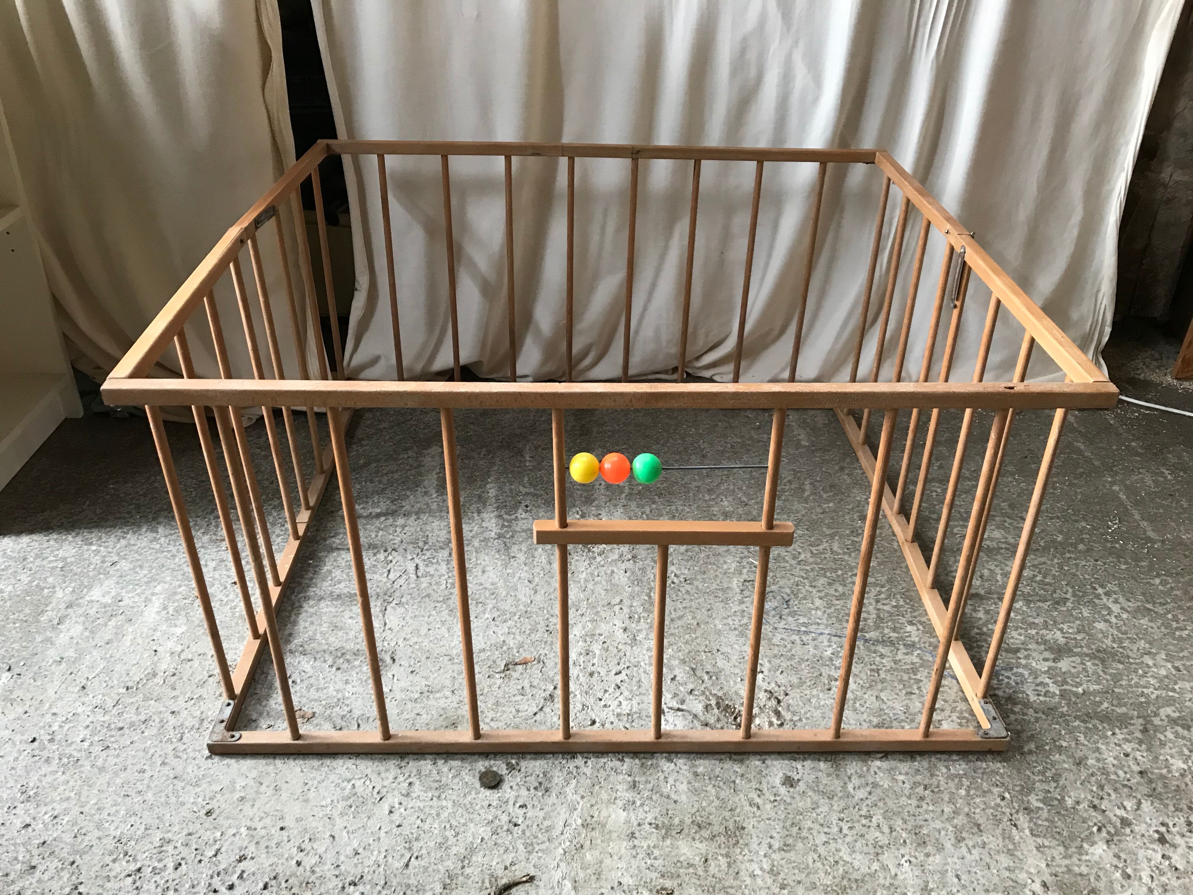 Former wood structure baby park