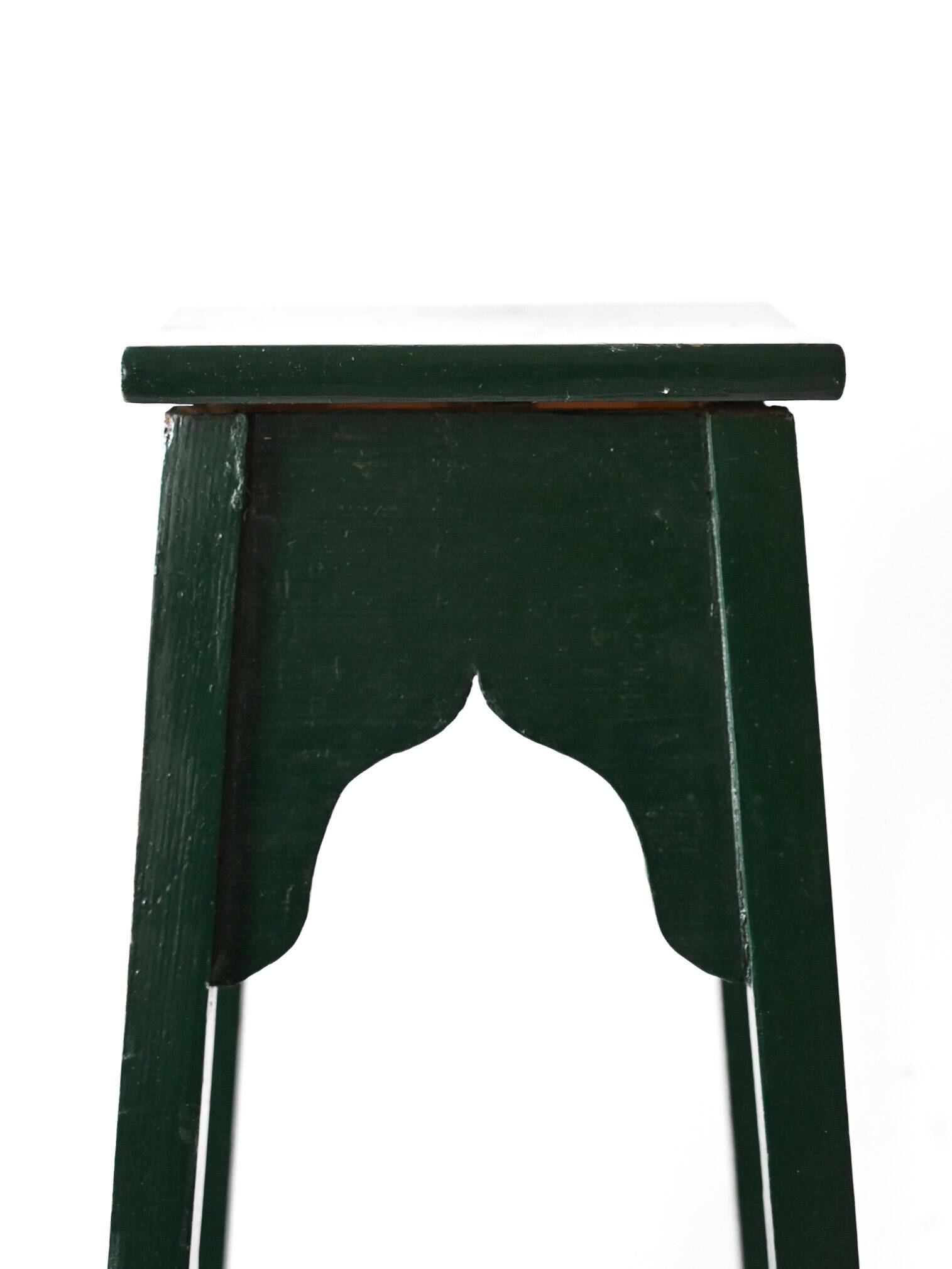 Vintage Swedish Painted Wood Pedestal