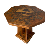 Inlaid side table