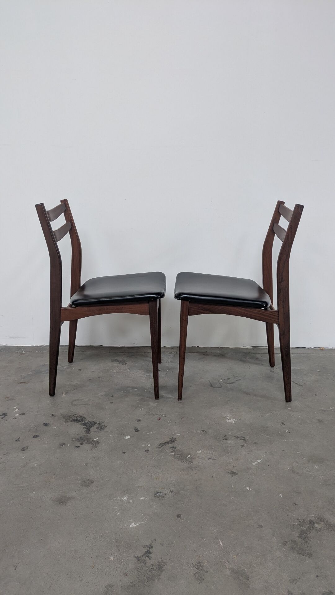 Vintage Scandinavian design table and chairs.