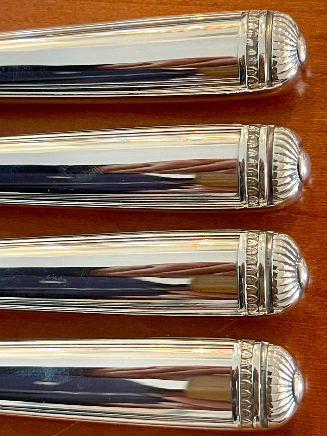 Christofle Malmaison, 12 cheese dessert knives 19.5 cm