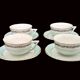 Vintage 4 cup and saucer set Seville Moulin des Loups Orchies