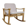Danish midcentury rocking chair by  M Nissen Horsens No 65
