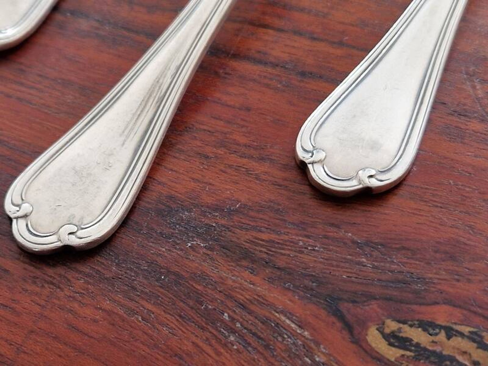 Ercuis - Set of 12 small silver-plated Sully coffee spoons