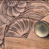 Art Deco chest of drawers Blond walnut 1930