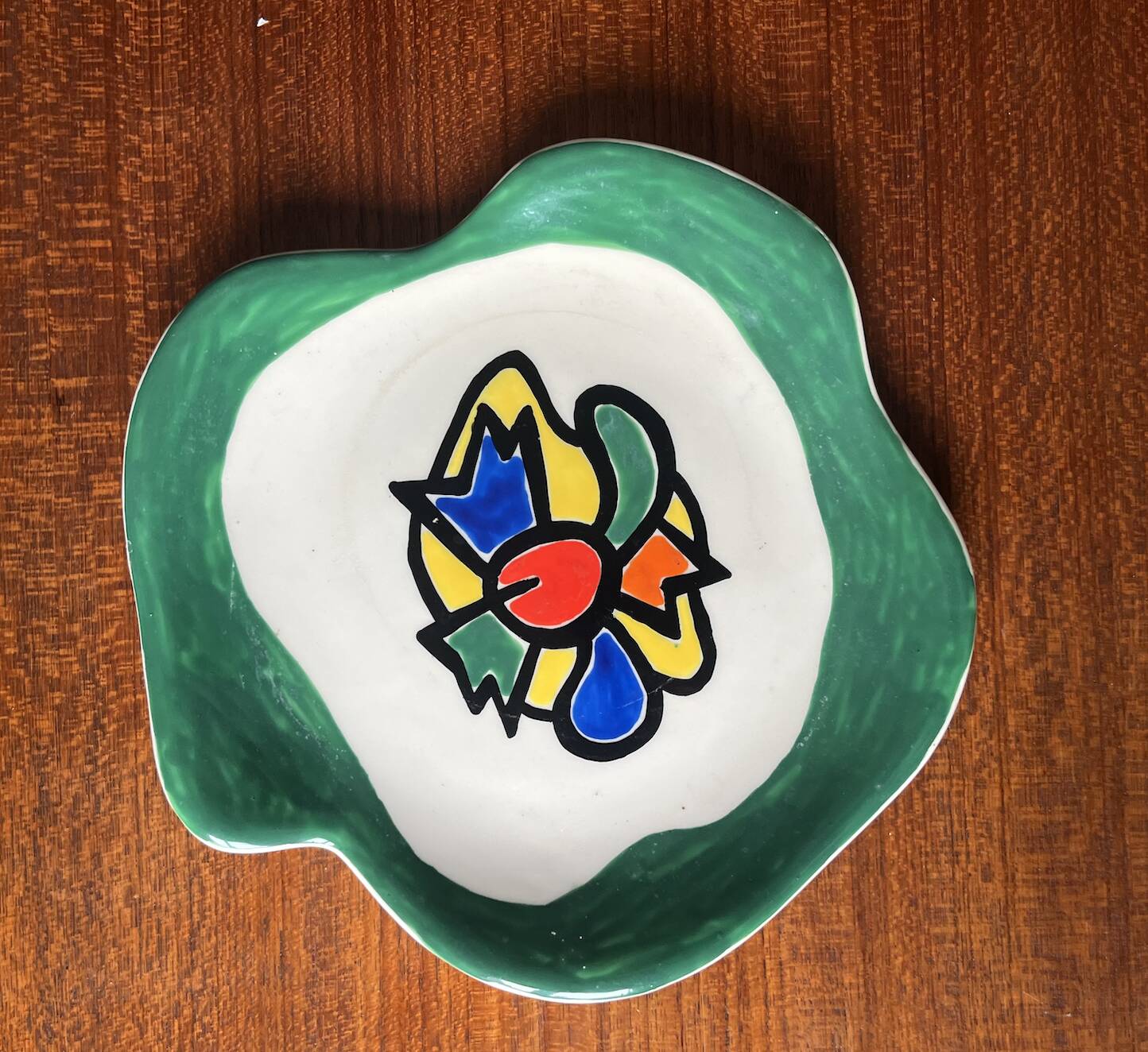 Ceramic plate by Roland Brice