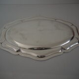 Plat de forme ovale, collection chinon filets, christofle