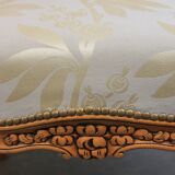 Pair of Louis XV style cabriolet armchairs